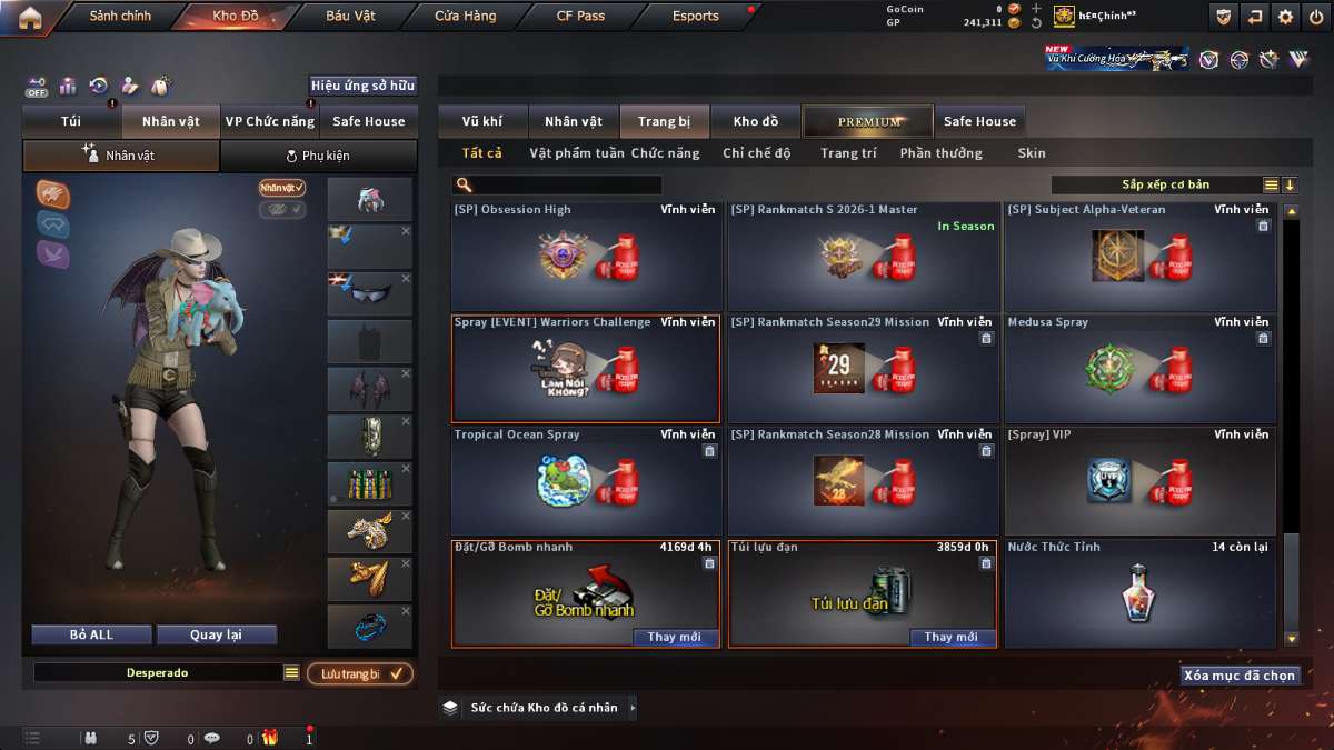 shop acc cf uy tin gia re